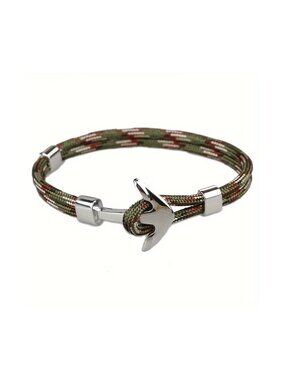 Bracelet Unisex Paracord w/Anchor Hook Closure For the Active Outdoor Lifestyle